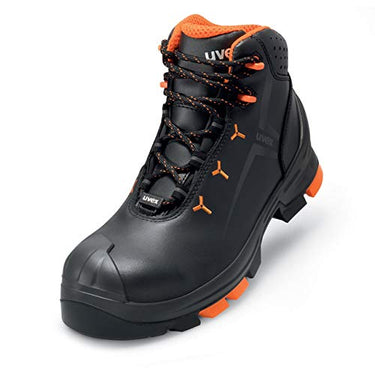 Uvex 2 Arbeitsschuhe - Sicherheitsstiefel S3 SRC ESD - Orange-Schwarz - Weite 12 / Weit - GR, im Sale